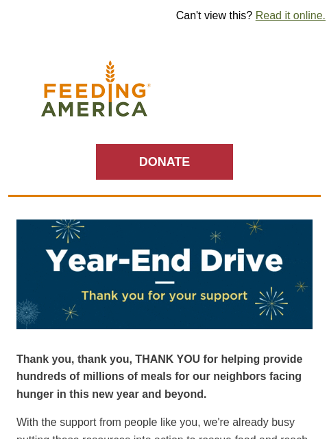 feedingamerica newsletter: Check out how many meals we can provide with this—...