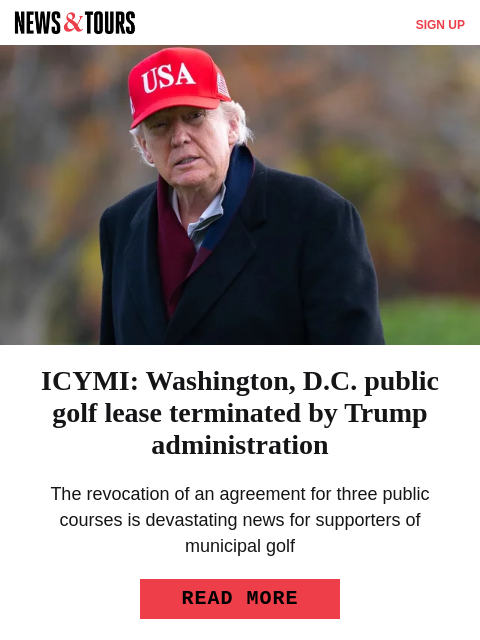 golfdigest newsletter: 6 new courses on our bucket list for 2026