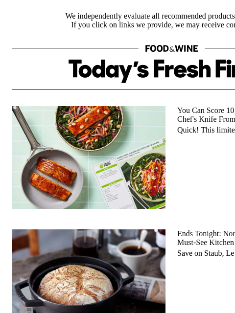 foodandwine newsletter: Ends Tonight: Nordstrom's Half-Yearly Sale Has Dea...