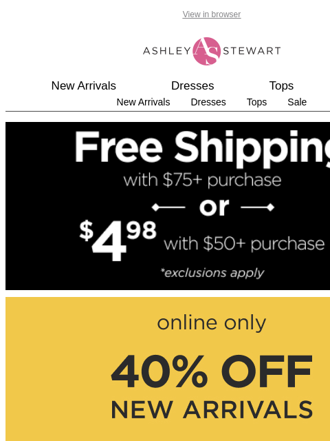 ashleystewart newsletter: Get it in print…