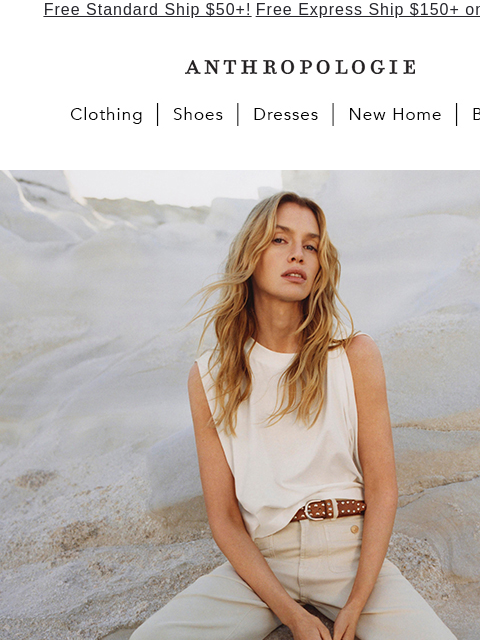 anthropologie newsletter: you + these jeans are going places ➡️