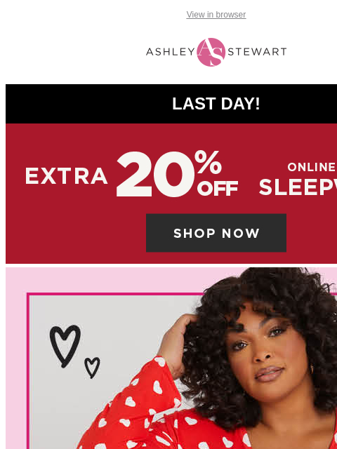 Last day for an extra 20% off sleepwear!͏‌ ͏‌ ͏‌ ͏‌ ͏‌ ͏‌ ͏‌ ͏‌ ͏‌ ͏‌ ͏‌ ͏‌ ͏‌ ͏‌ ͏‌ ͏‌ ͏‌ ͏‌ ͏‌ ͏‌ ͏‌ ͏‌ ͏‌ ͏‌ ͏‌ ͏‌ ͏‌ ͏‌ ͏‌ ͏‌ ͏‌ ͏‌ ͏‌ ͏‌ ͏‌ ͏‌ ͏‌ ͏‌ ͏‌ ͏‌ ͏‌ ͏‌ ͏‌ ͏‌ ͏‌ ͏‌ ͏‌ ͏‌ ͏‌ ͏‌ ͏‌ ͏‌ ͏‌ ͏‌