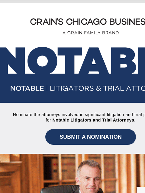 Notable Litigators and Trial Attorneys is accepting nominations until Jan. 17 ‌ ‌ ‌ ‌ ‌ ‌ ‌ ‌ ‌ ‌ ‌ ‌ ‌ ‌ ‌ ‌ ‌ ‌ ‌ ‌ ‌ ‌ ‌ ‌ ‌ ‌ ‌ ‌ ‌ ‌ ‌ ‌ ‌ ‌ ‌ ‌ ‌ ‌ ‌ ‌ ‌ ‌ ‌ ‌ ‌ ‌ ‌ ‌ ‌ ‌ ‌ ‌ ‌ ‌ ‌ ‌ ‌ ‌ ‌ ‌ ‌ ‌