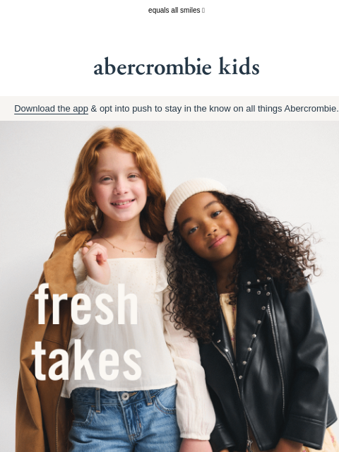 abercrombie newsletter: first week back + new outfits