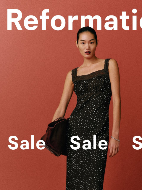thereformation newsletter: SALE DOESN’T GET BETTER