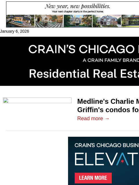 crainalerts newsletter: Ken Griffin condo sold to Medline chairman