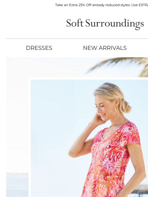 softsurroundings newsletter: Pack for Somewhere Warm