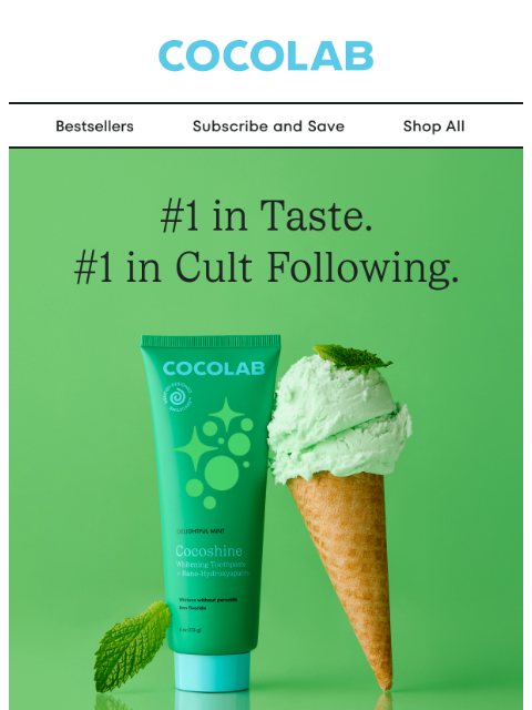 cocolab newsletter: The best-tasting toothpaste?