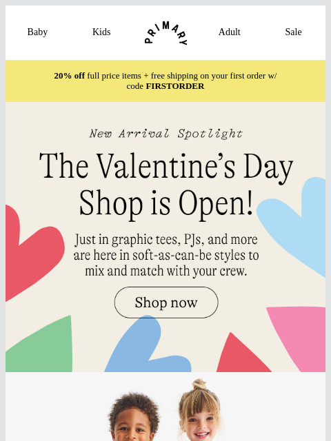 primary newsletter: 💌 NEW limited-edition Valentine's Day styles insi...