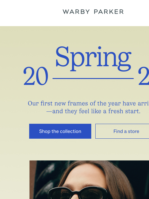warbyparker newsletter: New! Spring 2026