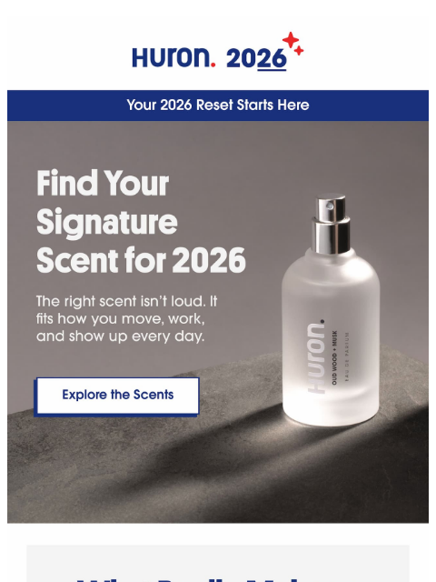 usehuron newsletter: Start with your signature scent