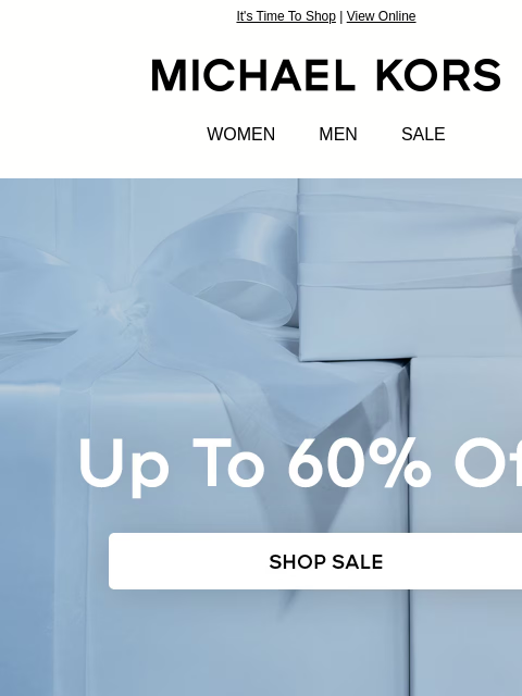 michaelkorsmail newsletter: These Styles Are Perfect For You...And Up To 60% O...
