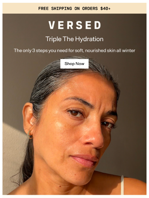 versedskin newsletter: Dry Skin, Meet Your Match