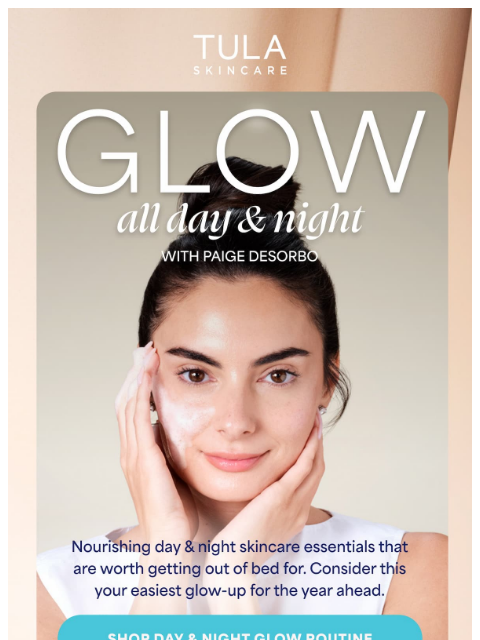tula newsletter: Meet Paige DeSorbo's 24-7 Glow Ritual