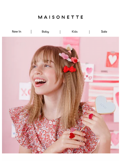 maisonette newsletter: Love That Valentines Look