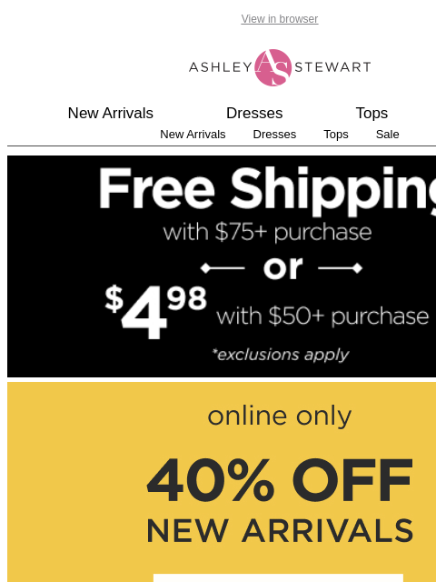 ashleystewart newsletter: Ready, set, go OUT 🍾