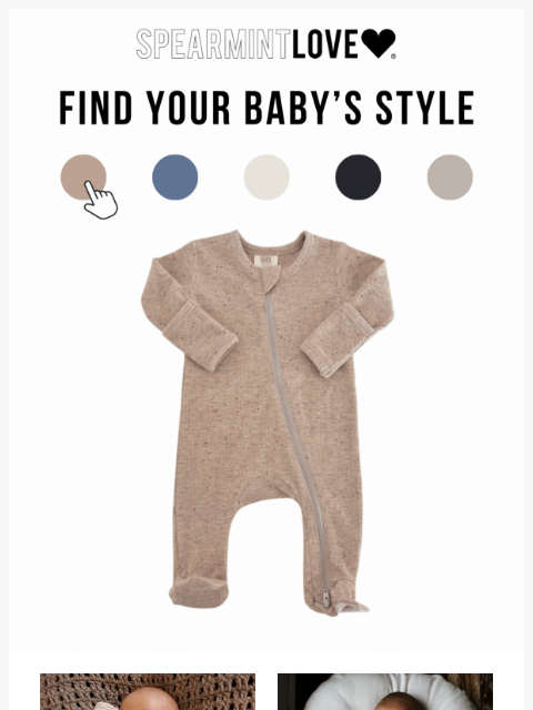 spearmintlove newsletter: Find Your Baby's Style