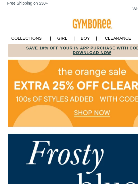 gymboree newsletter: These Winter Styles Are Almost Gone...