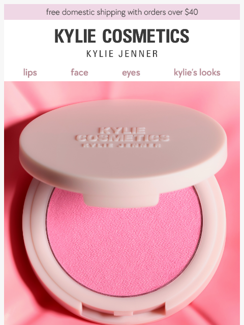 kyliecosmetics newsletter: shade spotlight: winter kissed ❄️🩷