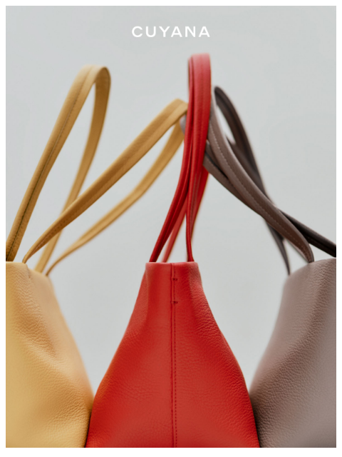 cuyana newsletter: Arriving Tomorrow