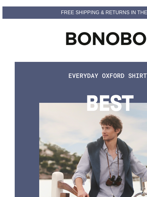 bonobos newsletter: New Oxford Shirts Have Arrived