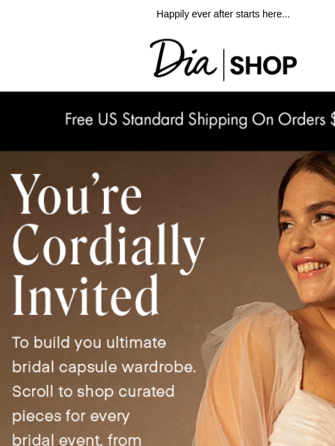 dia newsletter: Everything You Need Before "I-Do" 🕊️​