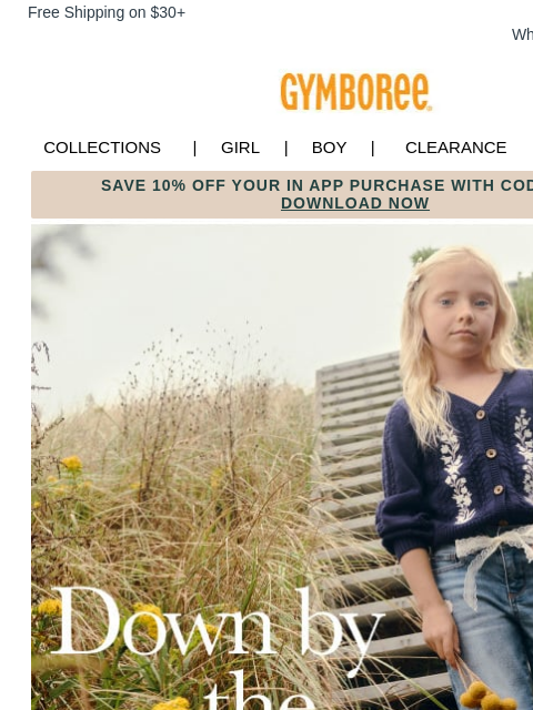 gymboree newsletter: Spring Looks Inspired by the Coast 💙🌊