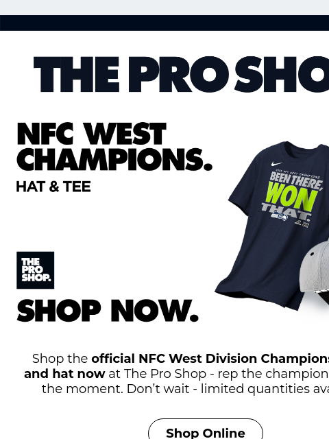 seahawksemail newsletter: Prep for Playoffs at The Pro Shop
