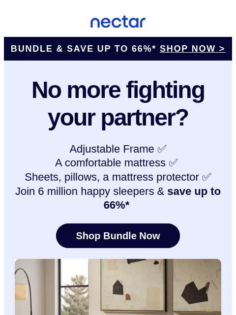 nectarsleep newsletter: You're going to oversleep? 😴💤