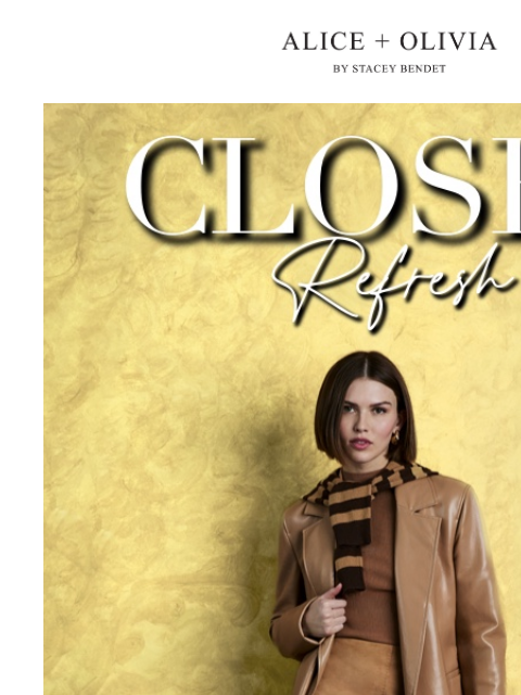 aliceandolivia newsletter: New Year, New Closet!