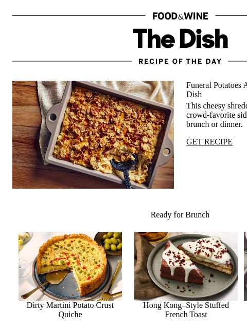 foodandwine newsletter: Funeral Potatoes