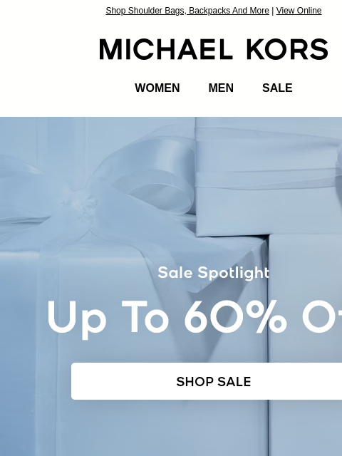 michaelkorsmail newsletter: Your New Favorite Bag Is Up To 60% Off