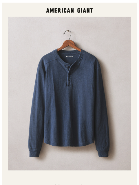 american-giant newsletter: New Season. New Shades.