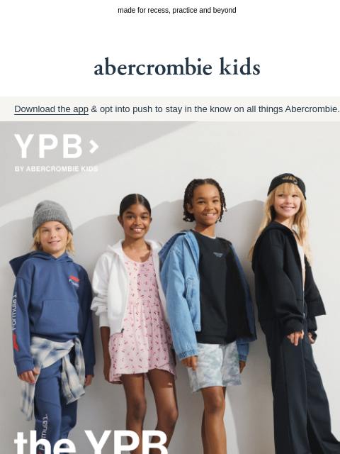 abercrombie newsletter: all-new active for their best year yet