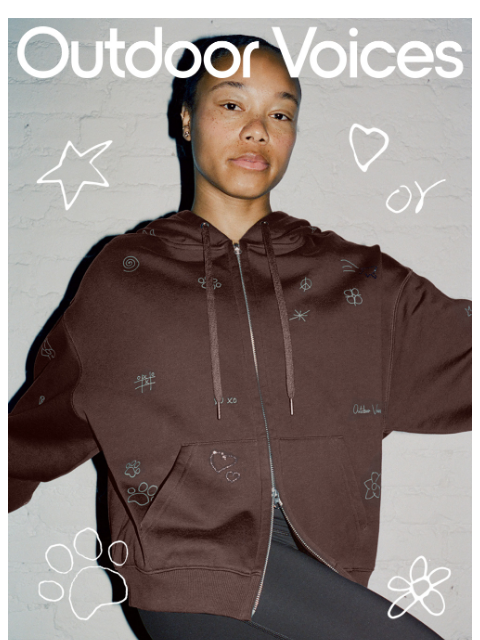 outdoorvoices newsletter: MEET THE SUNNY SET