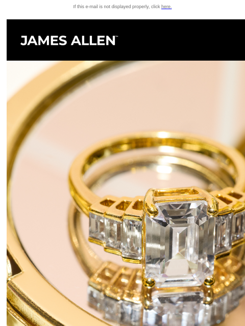 jamesallen newsletter: Get More Shine for Your Diamond Ring