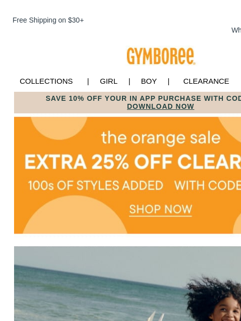 gymboree newsletter: Extra, Extra! 🗞️ EXTRA 25% Off Clearance
