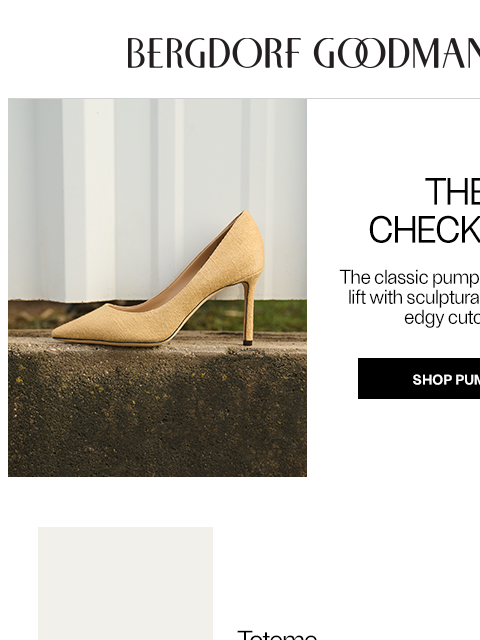 bergdorfgoodman newsletter: The Pump Is Back: Standout Shoes