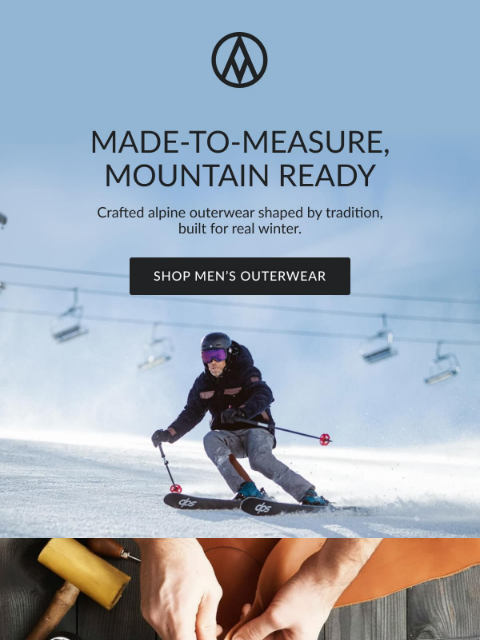 alpsandmeters newsletter: Made-to-measure, mountain ready