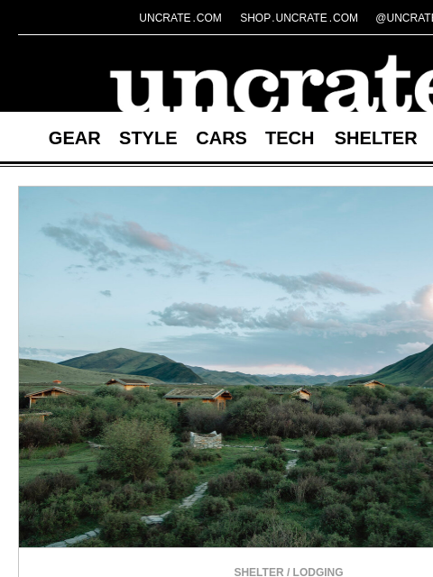 uncrate newsletter: Norden Camp & more