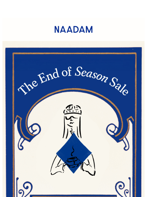 naadam newsletter: Up to 50% off (almost) everything