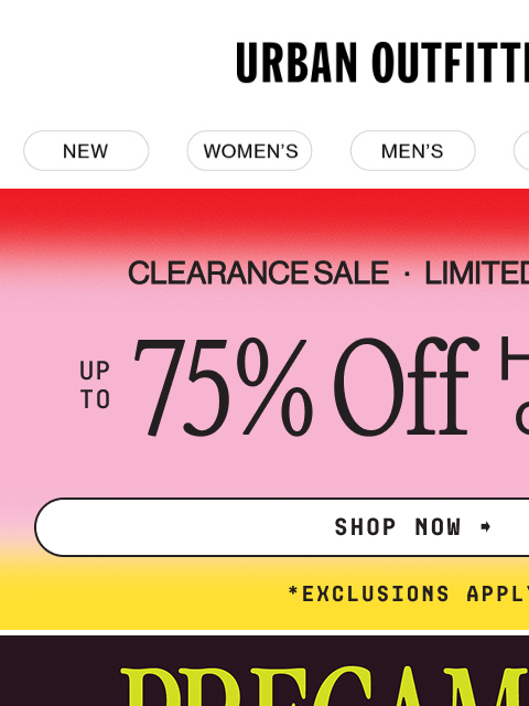 urbanoutfitters newsletter: NEW: Heavyweight hoodies, sweatpants & more