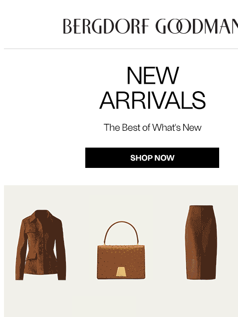 bergdorfgoodman newsletter: Newness Report: This Just In
