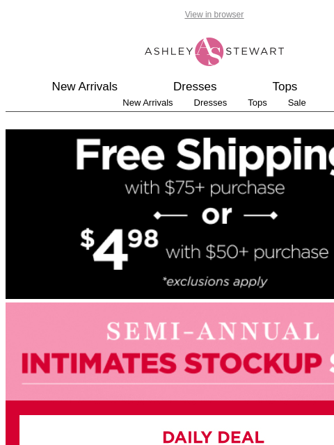 ashleystewart newsletter: 🦋 Today Only! Butterfly Bras $24.99 And Shop The ...