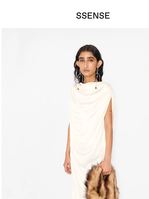 ssense newsletter: Crisp, Clean, and Always an Option