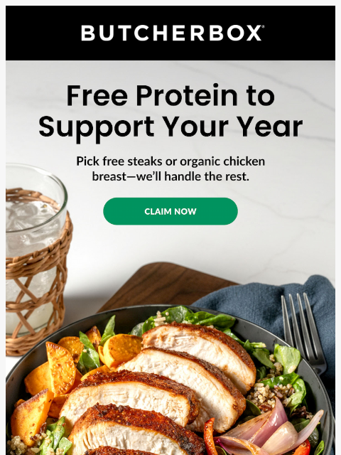 butcherbox newsletter: 🥩 Raise your protein standards
