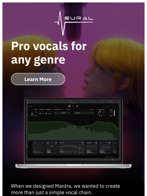 neuraldsp newsletter: How to get pro vox in ANY genre.
