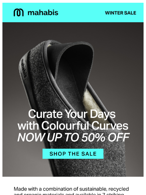 mahabis newsletter: Sink into a Sleek Silhouette