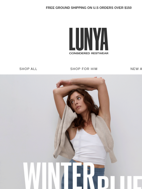 lunya newsletter: IT’S COLD AND DARK