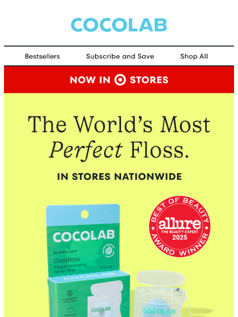 cocolab newsletter: NOW IN-STORE AT TARGET 🎯